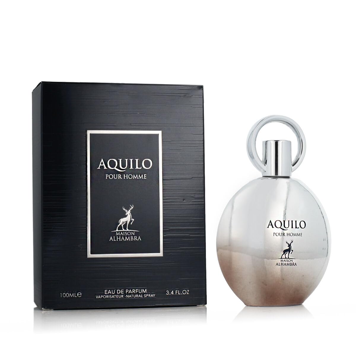 Maison Alhambra Aquilo Pour Homme Eau De Parfum Spray 3.4 Ounce