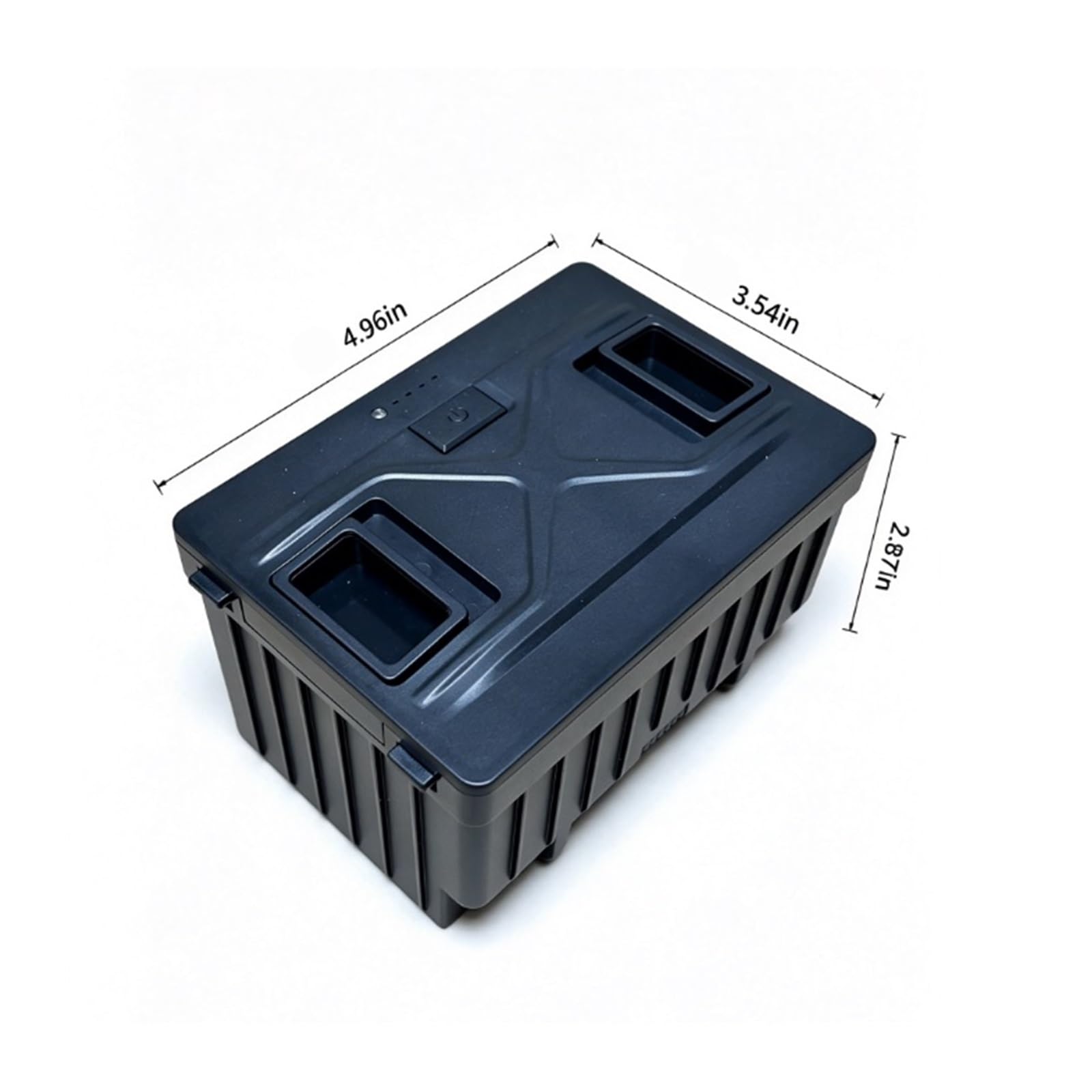 Odłączana bateria przenośna lodówka samochodowa 15600mAh, kompatybilna z serią Alpicool P18/MP8/Y15E/Y19E/TA/TAW/TW/TWW/MT/TS, do samochodu, kampera, kempingu i użytku domowego(15600mAh Black)