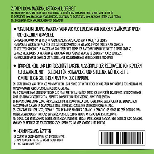 Gewreven marjolein (250g), gedroogde marjolein, 100% puur en natuurlijk voor de bereiding van kruidenmengsels - Afbeelding 4