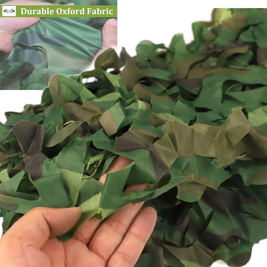 Amazon.co.jp: カモフラージュネット グリーン迷彩ネット 偽装網