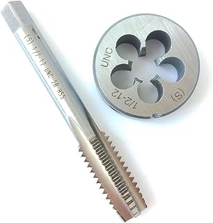1/2-12 Hss Tap And Die, UNC Machine Thread Tap And UNC Round Thread Die Right Hand