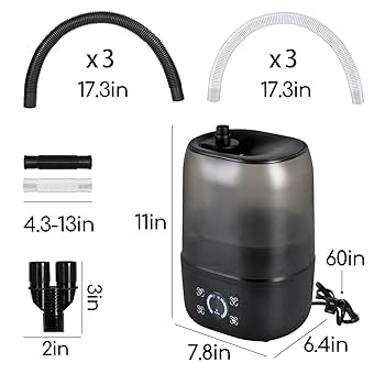 OIIBO 爬虫類加湿器 霧化器 4L 未使用品 Amazon.co.jp: OIIBO デジタル爬虫類タイミング加湿器 4L 大型