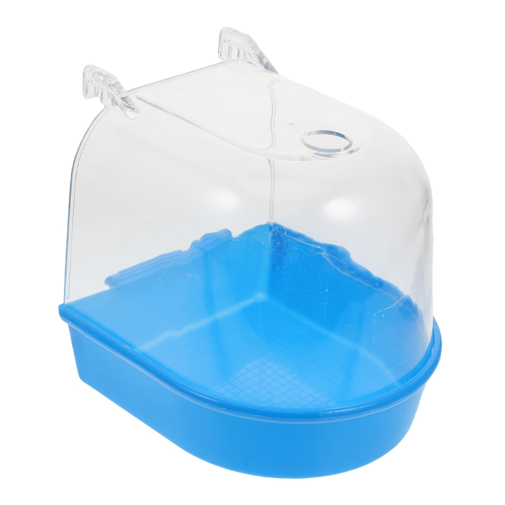 SUPVOX Parrot Bathtub Bird Bath for Bird Cage Hanging Bird Bathtub Shower Bowl Parakeet Cage Bird Bath Parakeet Bath Birds Bath for Bird Cage Bird Bath for Cage Budgie Abs