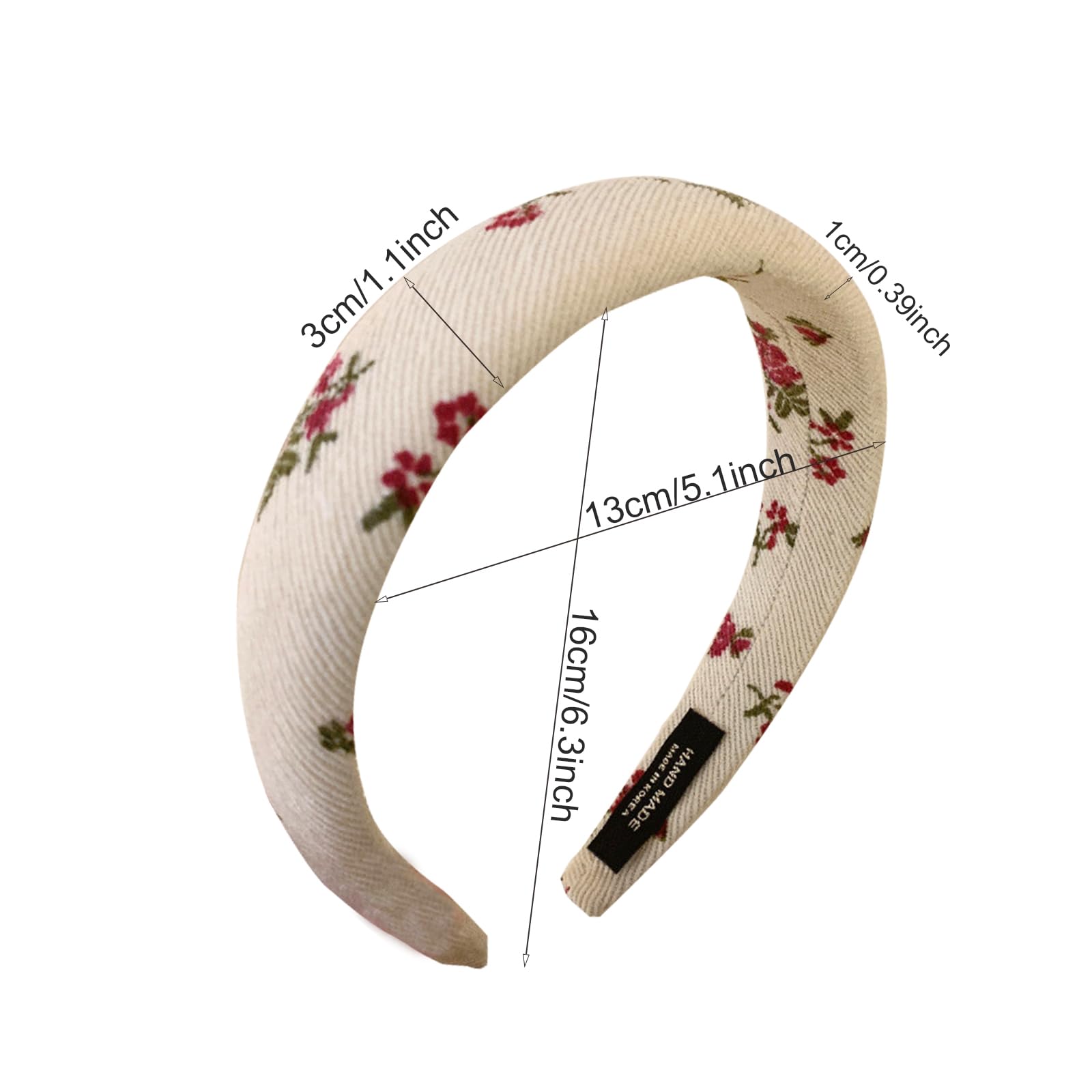 Headbands for Women - Alice Bands Adult Boho Beauty Wide Top Knot Turban Fabric Hairband No Slip Headwear Elastic Hair Hoops Fashion Accessories for Girls 4Pcs - Image 2