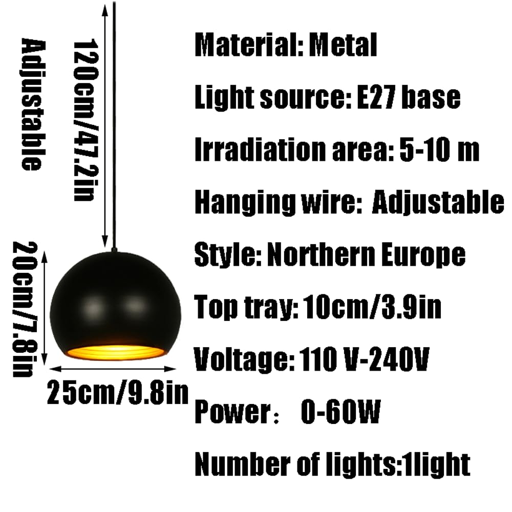 Styl industrialny, kreatywny i spersonalizowany abażur do lamp wiszących, lampa wisząca z jedną głowicą ze źródłem światła E27, lampy sufitowe do dekoracji barów balkonowych