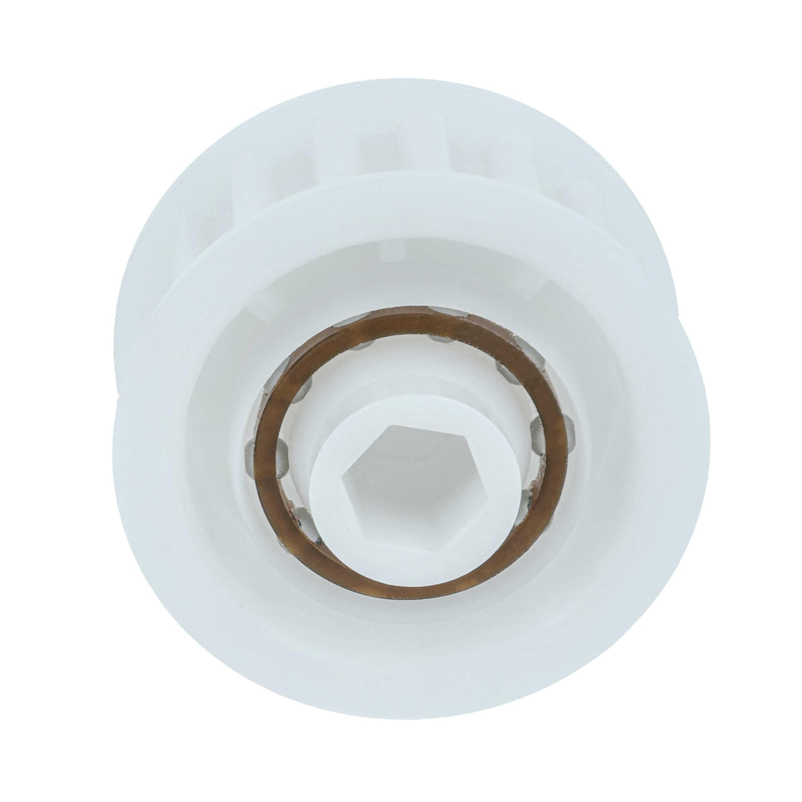 vhbw 4X Führungsräder, 2X Riemenscheiben Ersatz für Maytronics Dolphin 3884997-R6, 3884997-R3 für Poolsauger