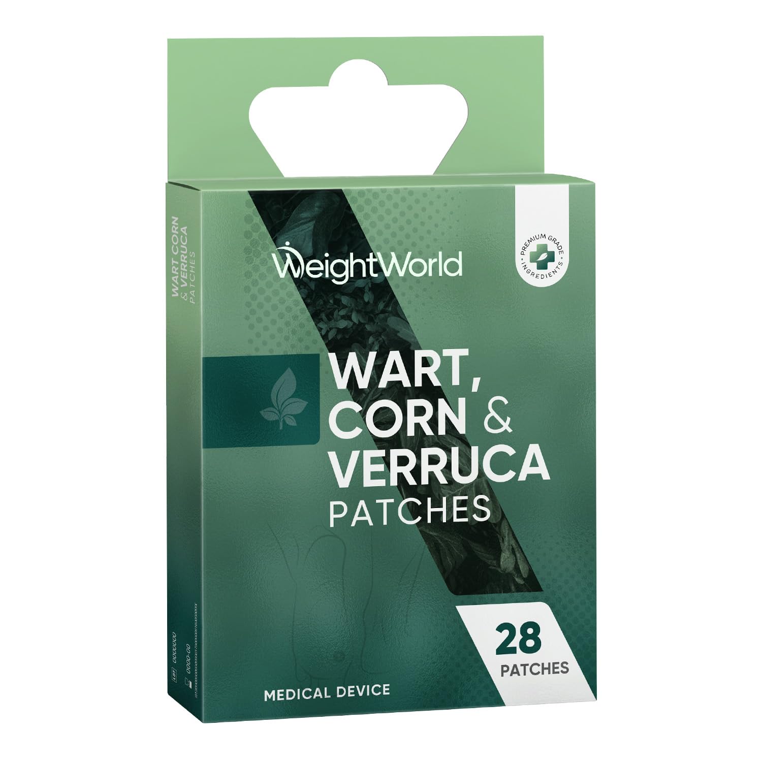 Wart, Corn & Verruca Patches - Pack of 28 Patches - Added Salicylic Acid - Safe & Effective - Wart Remover for Hands & Corn Remover for Feet - Not Verruca Freeze Removal & Wart Cream