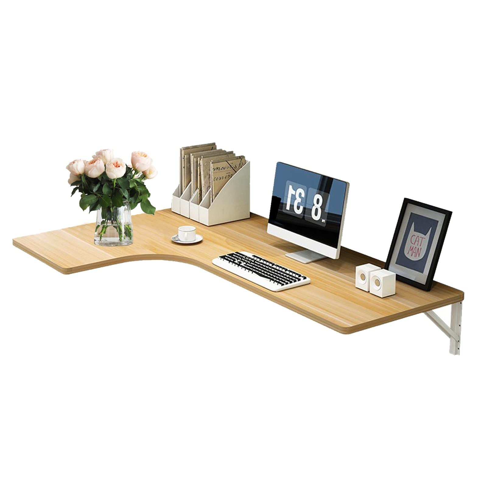 Buy JTGPFC Wall ed Floating Folding Table, Corner Folding Computer