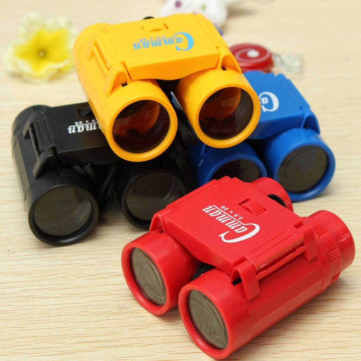 Cots and Cuddles Mini Binoculars for Kids – Compact & Lightweight | Outdoor Adventure Toy for Boys & Girls | Bird Watching, Camping & Travel (Pack of 5)-image-24