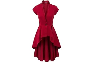 Women's Gothic Steampunk Victorian Tailcoat Jacket Top