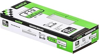 meite 18 Gauge Brad Nails 3/4-Inch, 5,000 Counts Galvanized Brad Nail Ideal for 18GA Pneumatic, Electric Brad Nailer Gun (1 Box)