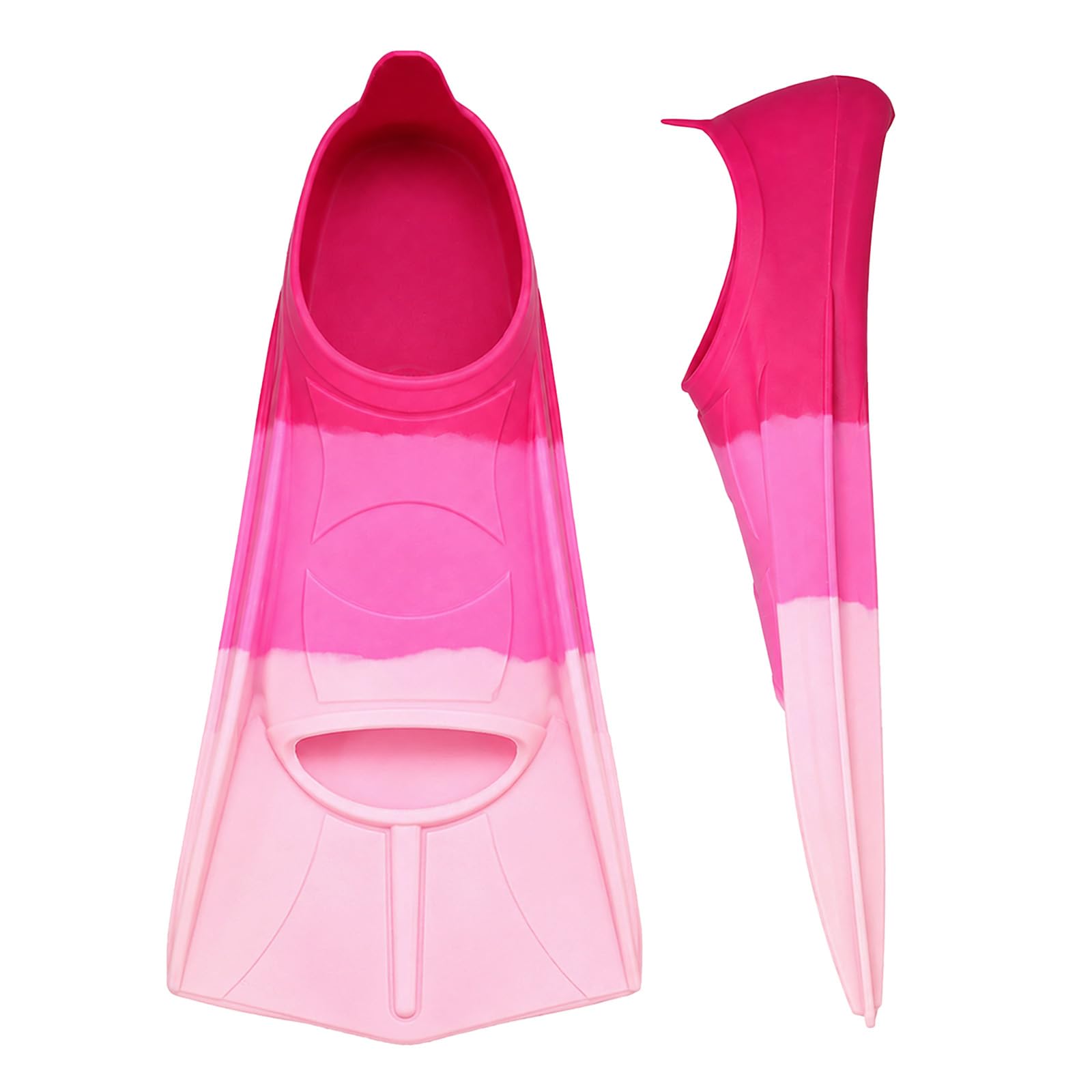 Swimming Fins Children, 100% Silicone Short Fins, Training Fins Lightweight Short Training Fins, Swimming Fins for Children, Adults, Men, Women, Swimming, Diving