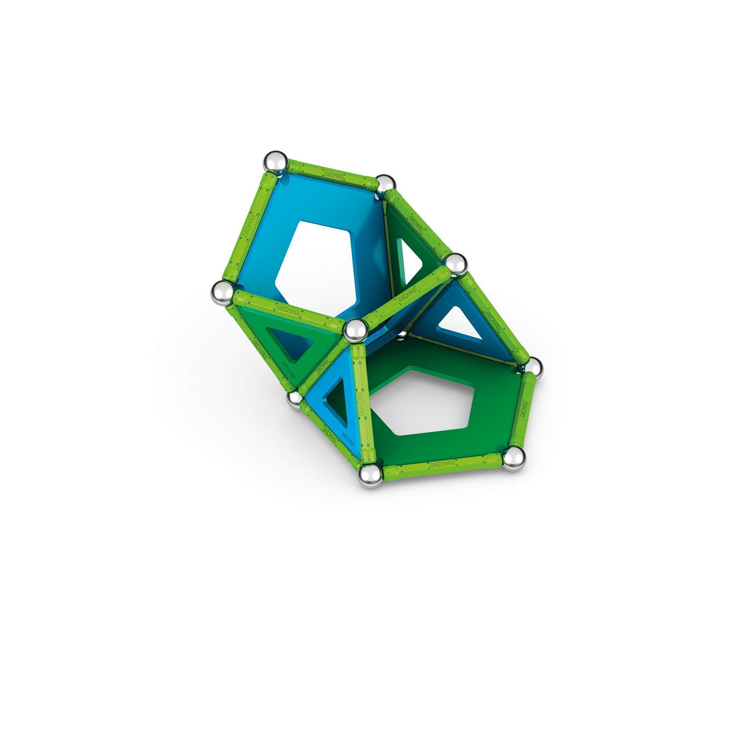Geomag - Classic Panels 52 Pezzi - Costruzioni Magnetiche per Bambini - Linea Green - 100% Plastica Riciclata