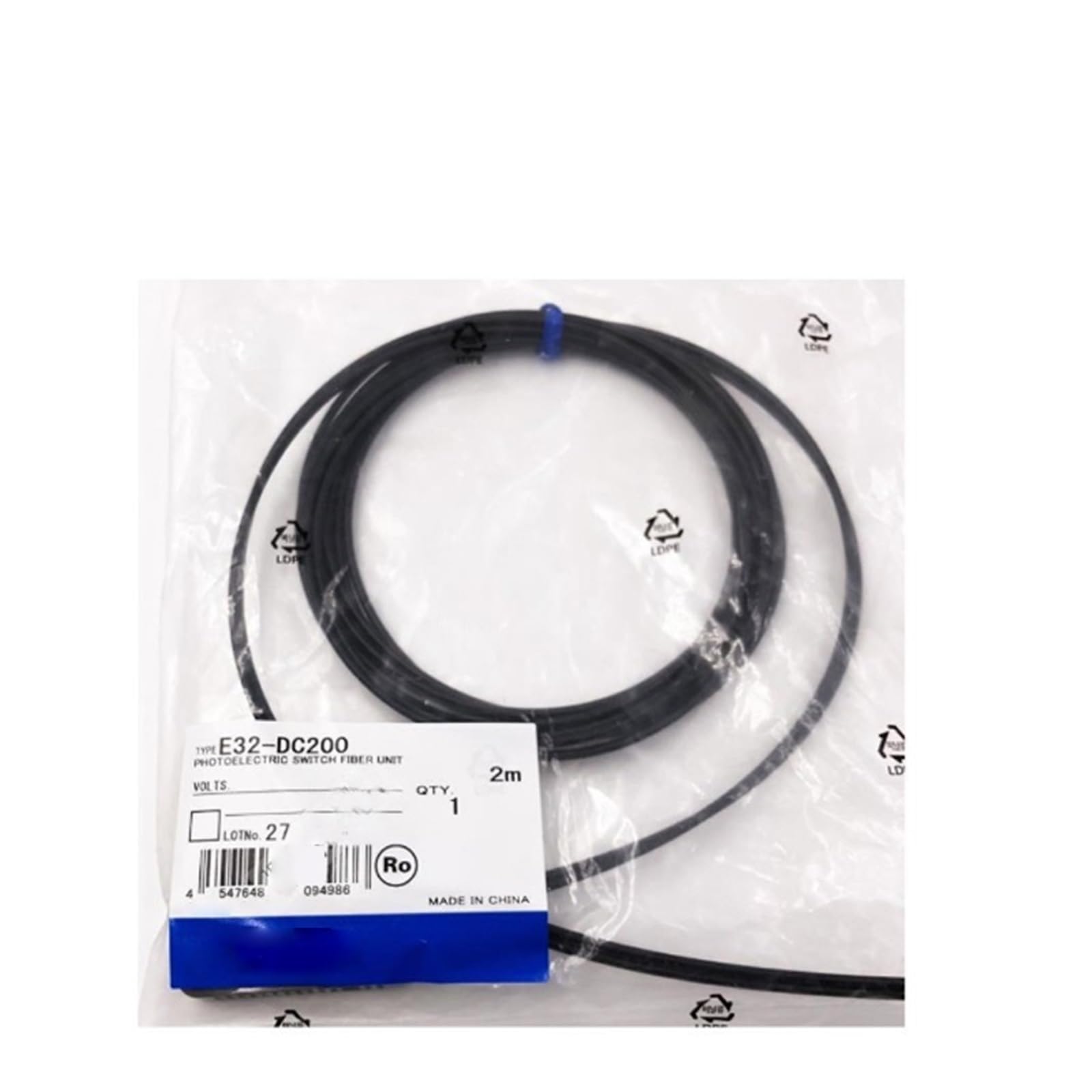 LYEUXHJPX 1pcs E32-DC200 E32-TC200 E32-DC200E E32-TC200E Optical Fiber Sensor(E32-TC200E)