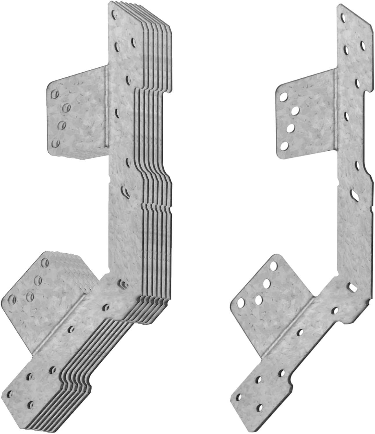 8 PCS Adjustable StairStringer Connector, Tie Straps Bracket