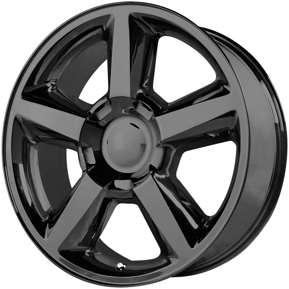 Performance Replicas PR131 Gloss Black Wheel with Aluminum (22 x 10. inches /6 x 139 mm, 31 mm Offset)