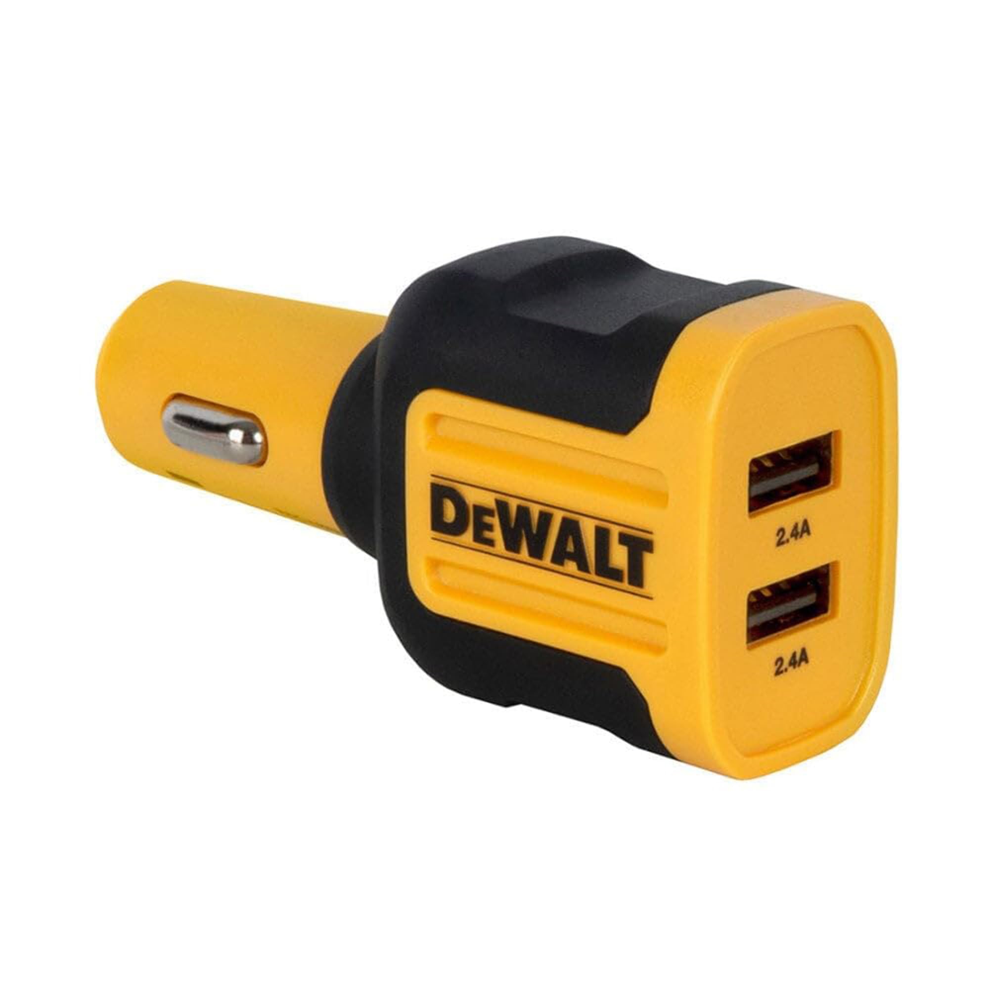 DEWALT Adaptateur Chargeur Voiture 24W USB, Allume-Cigare, Charge Rapide, Compatible iPhone, Samsung Galaxy, iPad