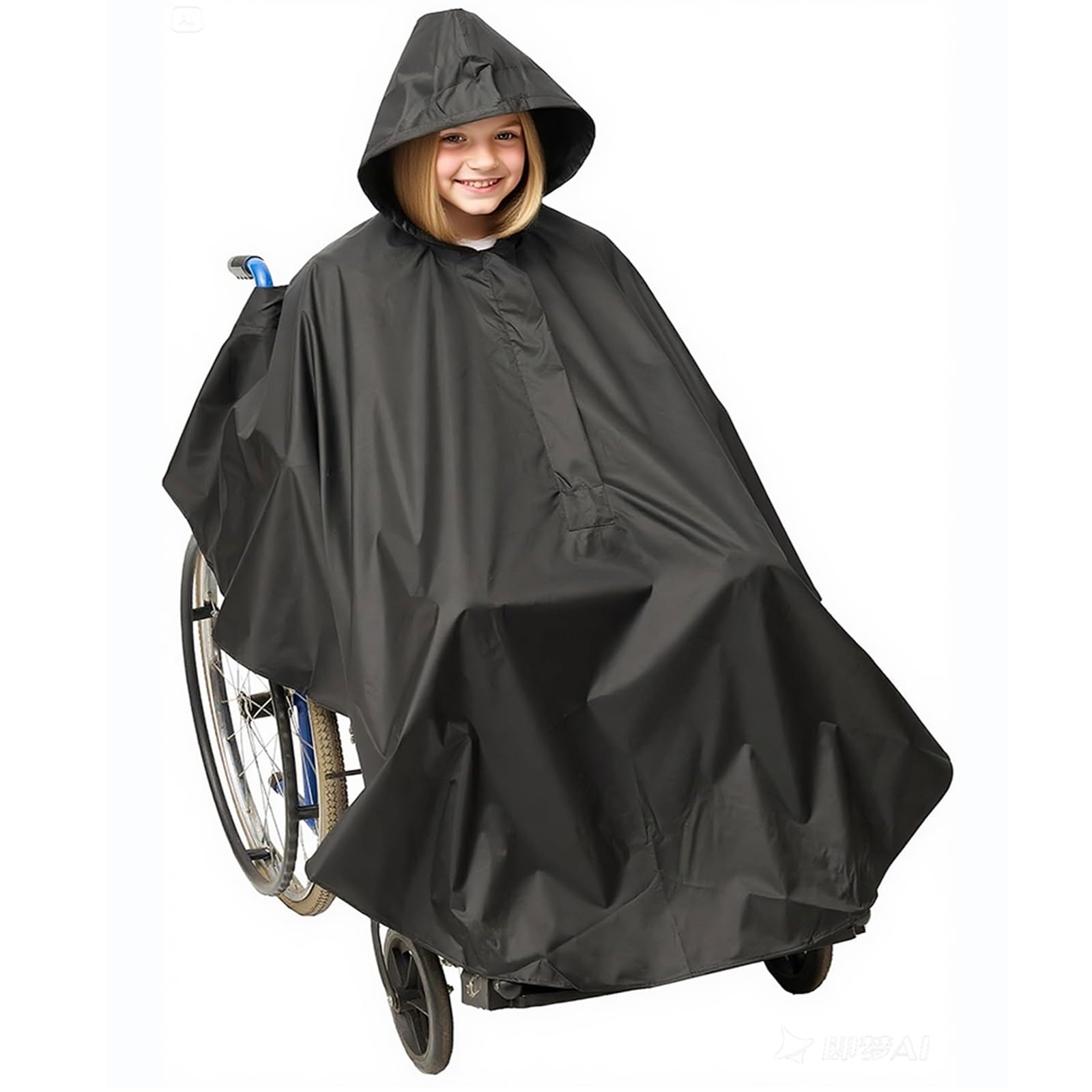 Gr8 Home Wheelchair Waterproof Poncho Rain Cover With Hood