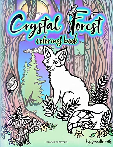 Crystal Forest: Coloring Book (Crystal Coloring Collection)