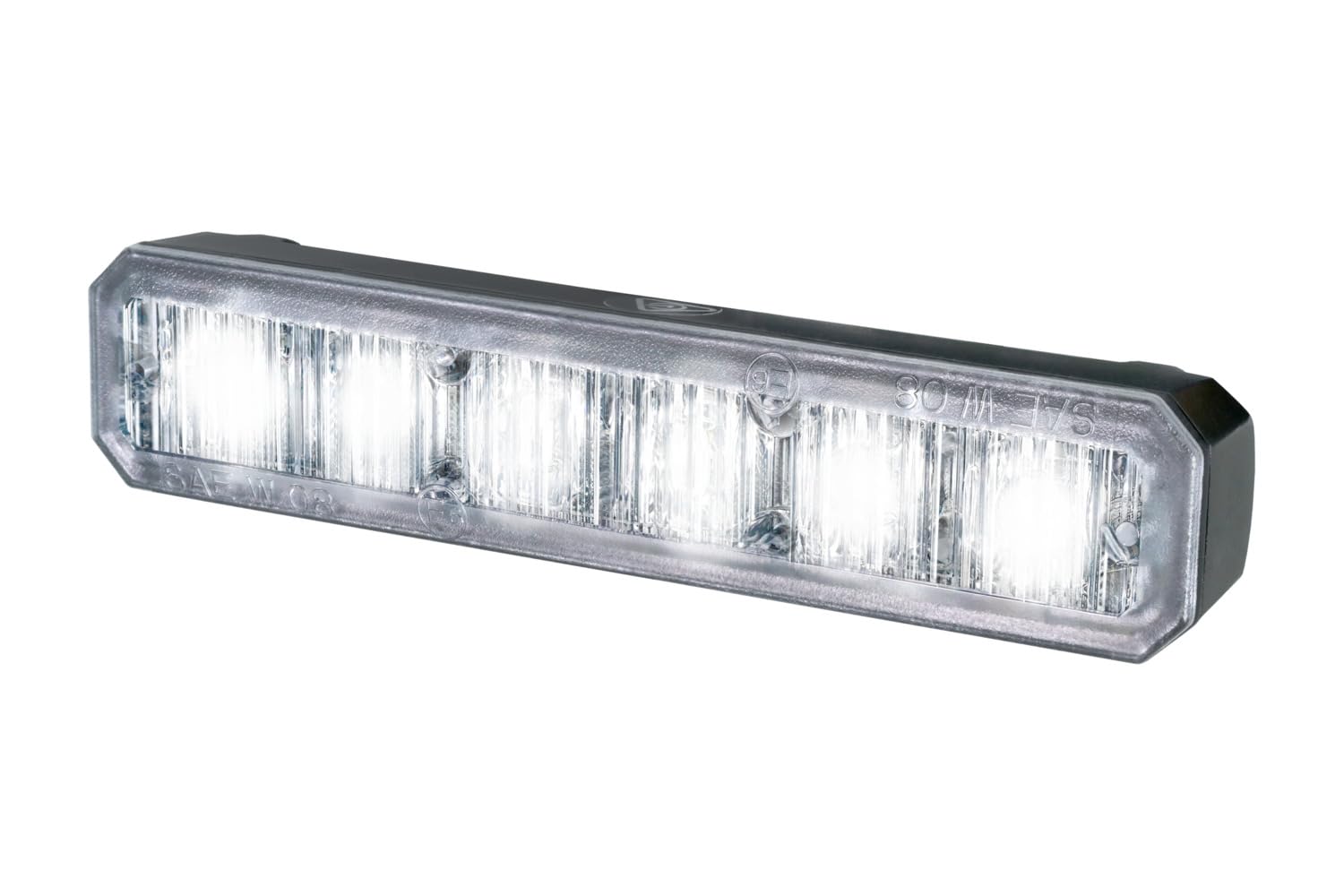 HELLA LED Światła ostrzegawcze - BST - 12V / 24V - biały - Oprawa/Połączenie śrubowe - Przewodu: 860[mm] - Wtyczki: otwarte końcówki kabla - Komplet - Ilość: 2-2XD 012 160-881