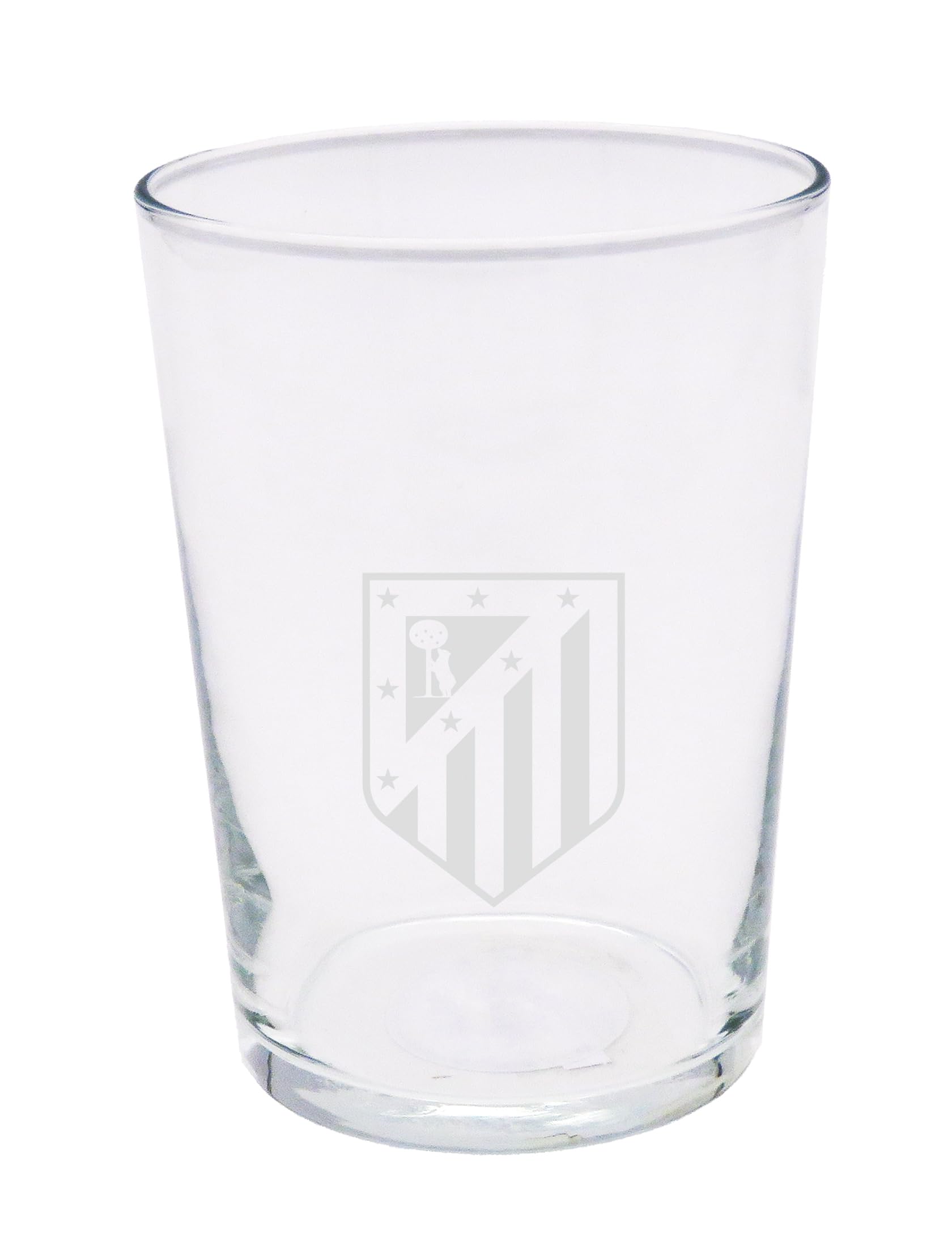 CyP Brands Atlético de Madrid Cider Glass, Durable, Dishwasher and Microwave Safe, 500 ml Capacity, Official Product