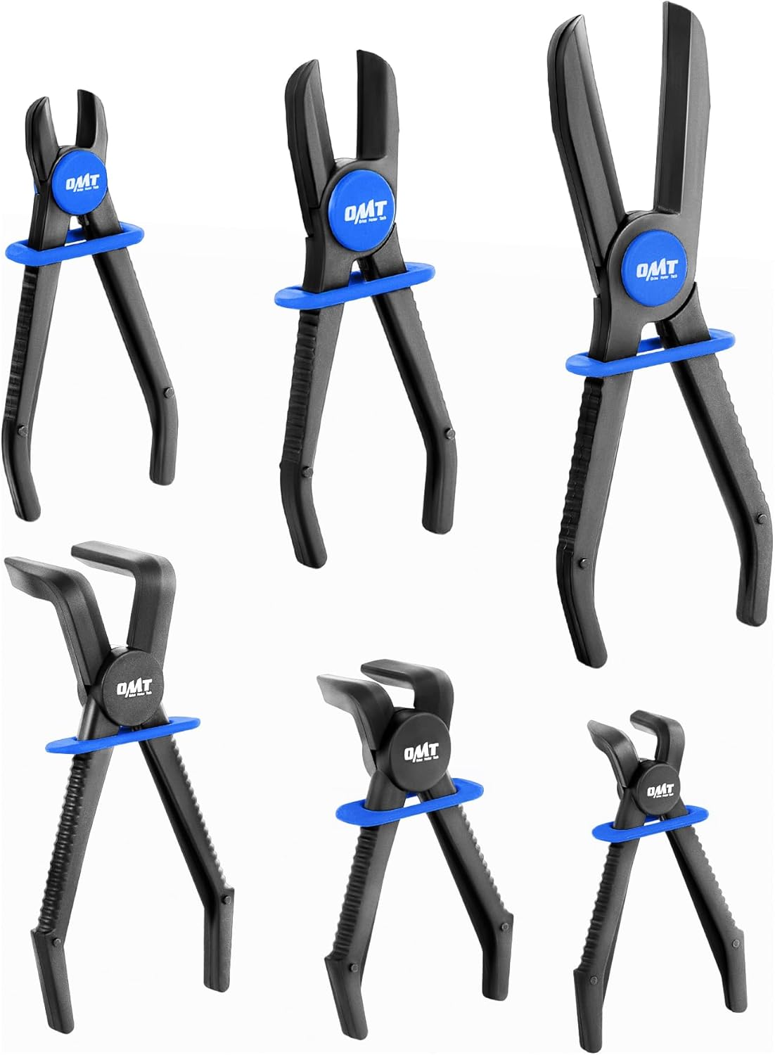 Orion Motor Tech Hose Pinch Off Pliers, 6 Piece Hose Pinch Off Pliers Set for Flexible Hoses Brake Fuel Coolant Hoses Maintenance, Hose Pinch Pliers with Straight and 90° Pliers - Image 8