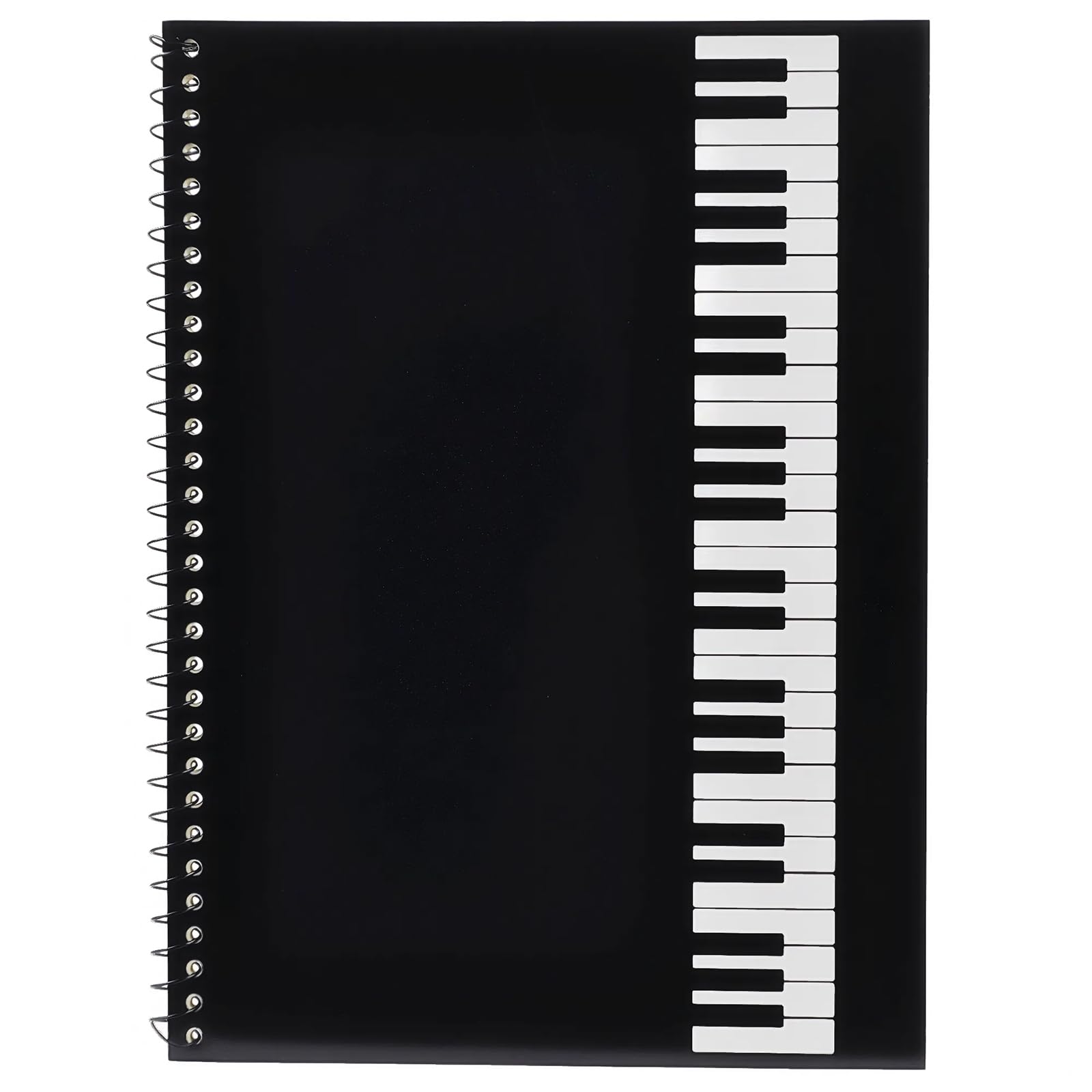 BORFUE Blank Sheet Music Notebook Piano Keyboard Spiral Notebook Music Themed Stationery Diary Party Gift for Student School Office Stationery Supplies