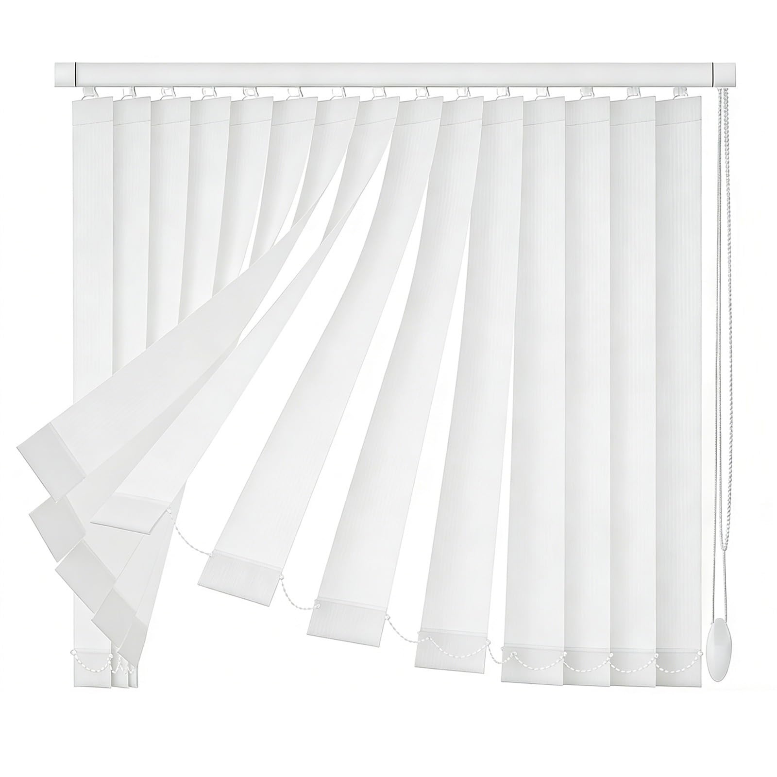 Tende A Strisce Verticali Personalizzabili In Tessuto, Tende Verticali A Bande Con Staffe, 60 80 120 150 180 200 260 300cm Veneziane Da Per Interno Oscuranti Per Cucina Finestra E Porta(W160cm*H220cm)