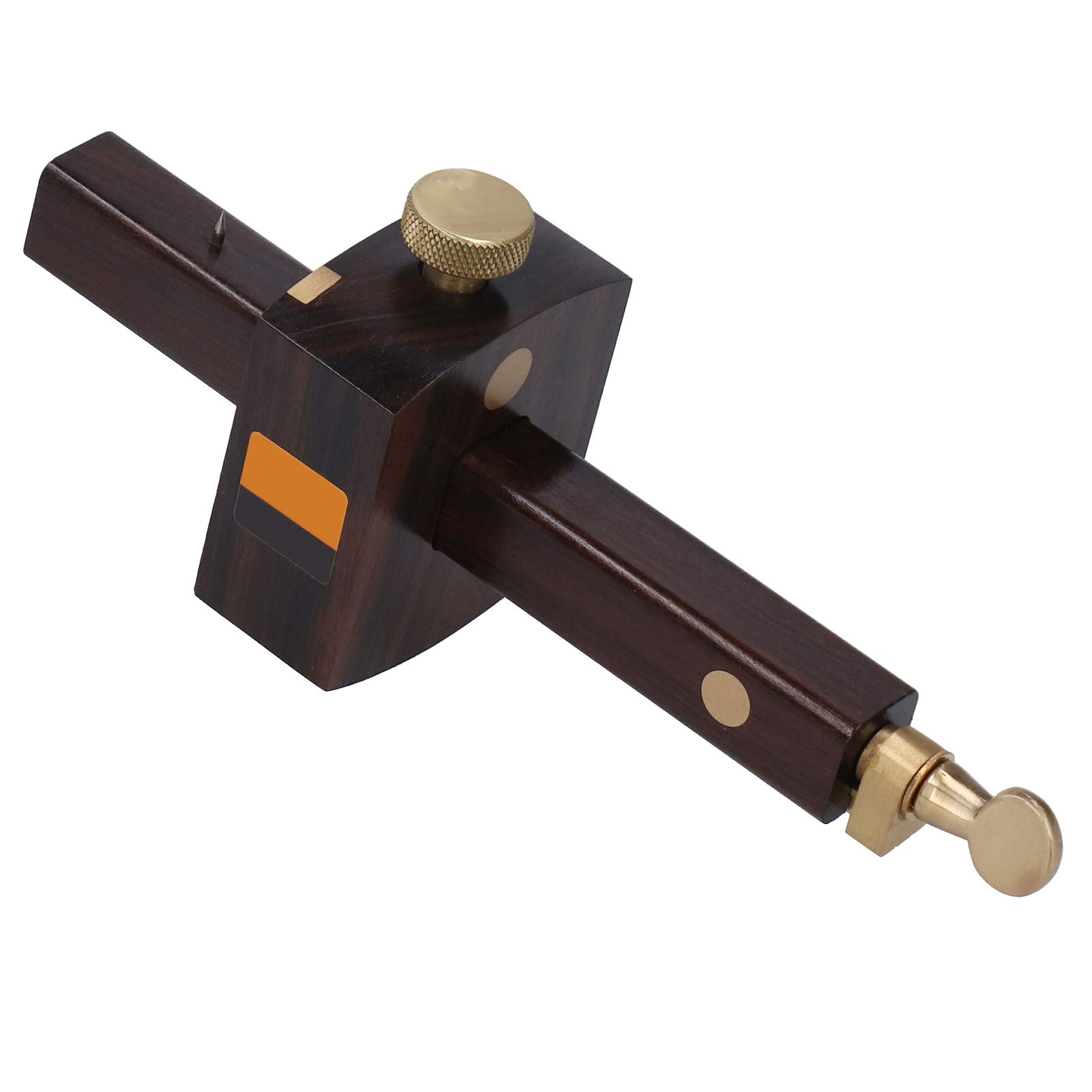 Fafeicy per Tracciare Ebano Ottone Tracciatore Lineare 8in, Misuratore per
