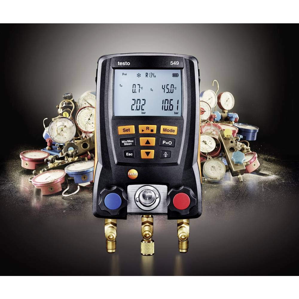 Testo 549 - El Colector Para Refrigeración Y Bomba De Calor, 0560 0550
