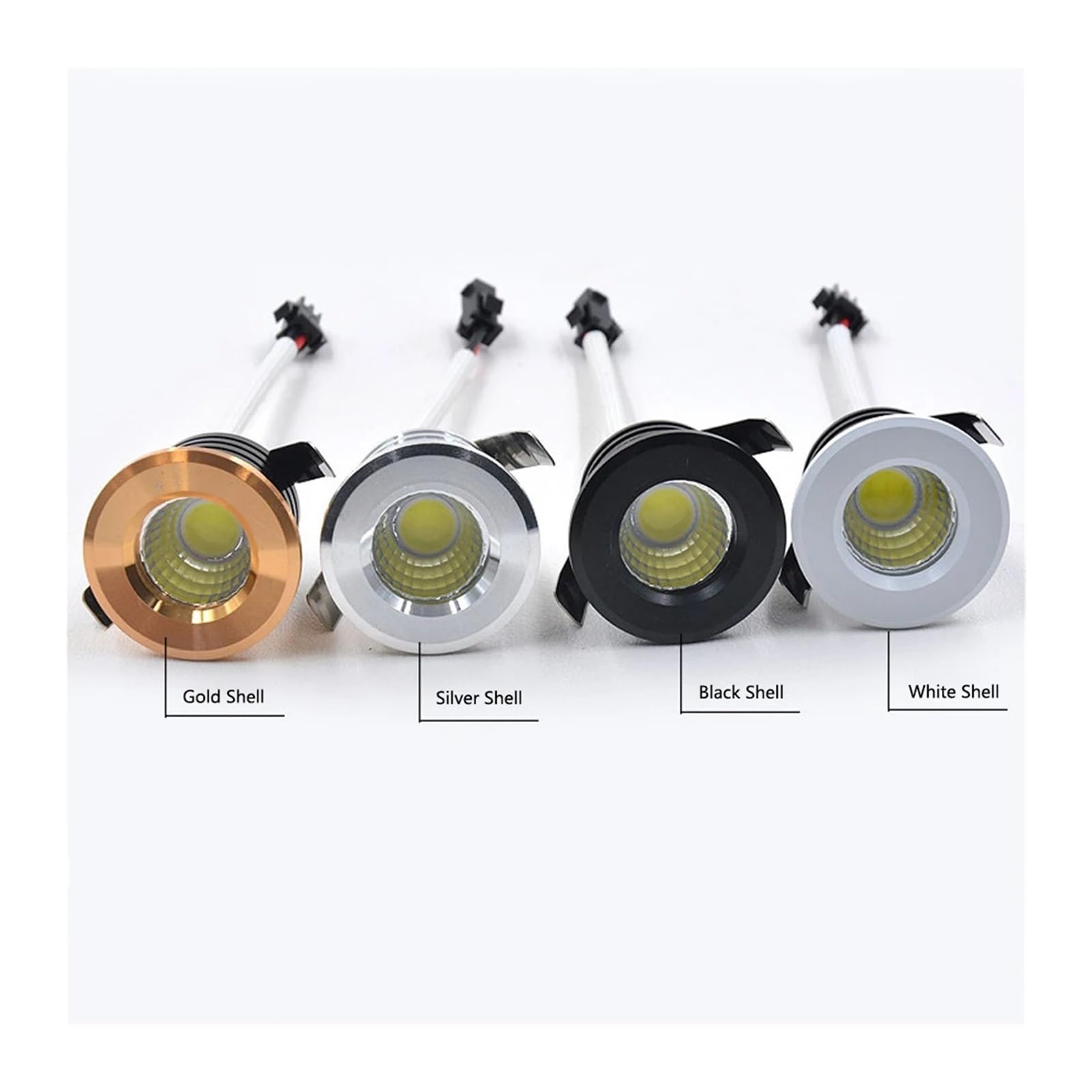 Mini Spot Led Da Incasso 220V 1.5W 3W 12V 24V Da Incasso Ha Condotto La Luce Dimmable Armadio Dei Gioielli Soffto Faretto Pianta Crescere  39 - Foto 10