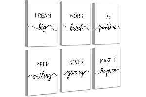 Drsoum Motivational Canvas Wall Quotes