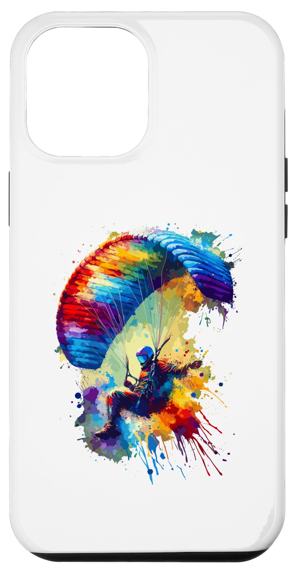 iPhone 15 Plus Colorful Splash Art Skysurfing Skydive Skysurf Skysurfer Case