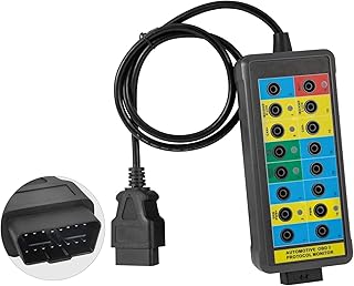 OBDII Breakout Box OBDII Protocol Detector Car CAN Test Breakout Box Communication Detection/Diagnosis/Programming/Coding Breakout Box Auto OBD2 Diagnostic Scan Tool