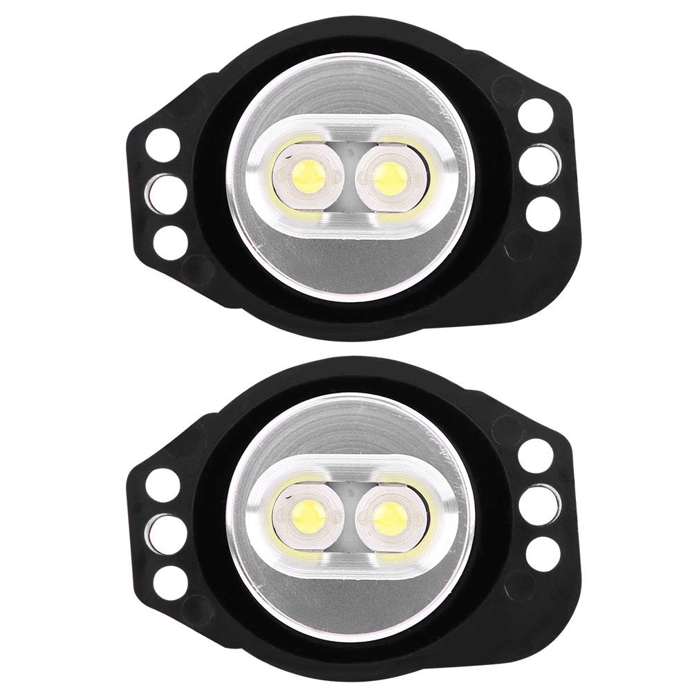 Tbest Angel Eyes Lot de 2 phares moto 12W pour voitures E90 E91 05-08
