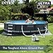 INTEX 26325EH Ultra XTR Deluxe Above Ground Swimming Pool Set: 16ft x 48in – Includes 1500 GPH Cartridge Sand Filter Pump – SuperTough Puncture Resistant – Rust Resistant – Easy to Assemble