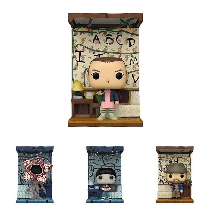 Buy Funko Pop! Deluxe Stranger Things Build A Scene Complete Set of