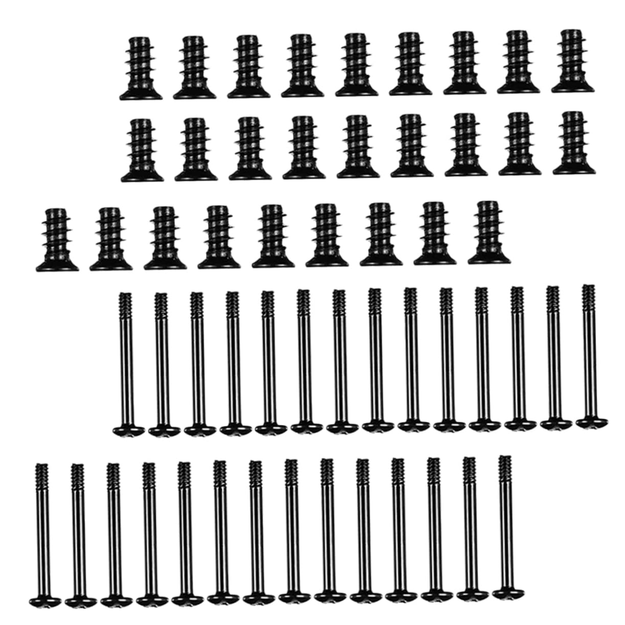 POPETPOP 1Set Case Fan Screw Easy to Install Cooling Fan Mount Screws for Computer Chassis Standard Countersunk Cross Head Kit for Upgrades and Repairs