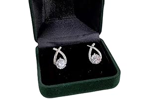 Vintage 1.99 Jewelry Earrings for Women with Rhinestones and Alloy