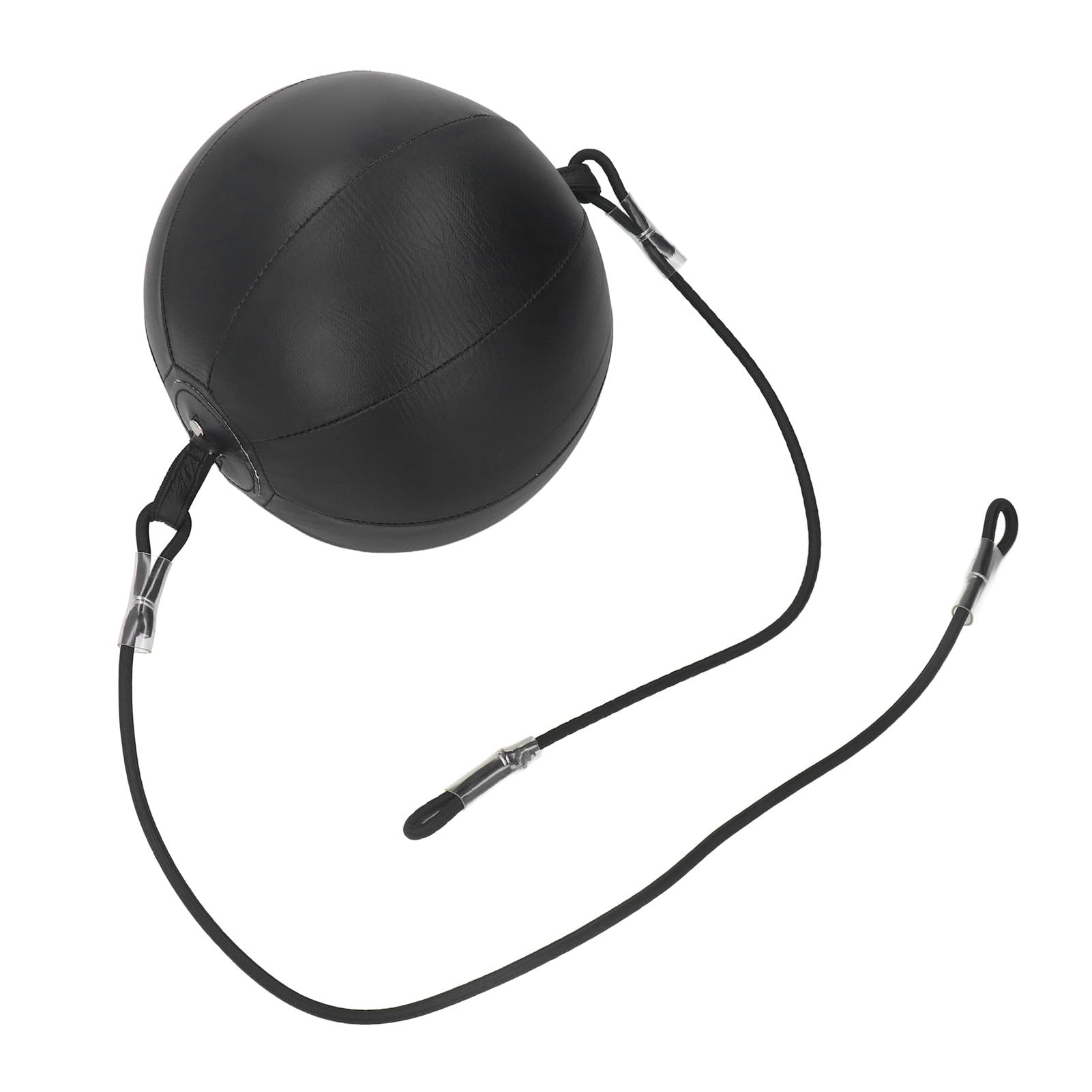 Doppelendball mit PU Leder für Schlaggeschwindigkeit, verstellbare elastische Kordel, ideal zum Training für Zuhause und unterhaltsam.