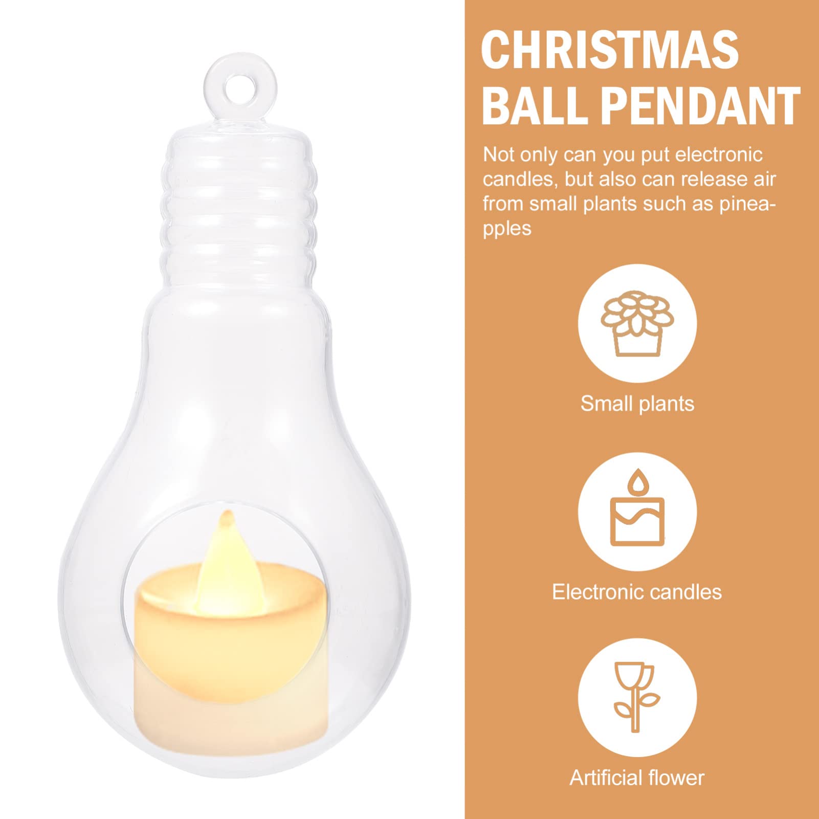 FOMIYES 12stücke Weihnachtskugel-anhänger Zum Aufhängen Christbaumschmuck Weihnachtsdeko Hängeanhänger Für Wohnzimmer Schlafzimmer Fenster Dekorationen Für Weihnachtsfeier