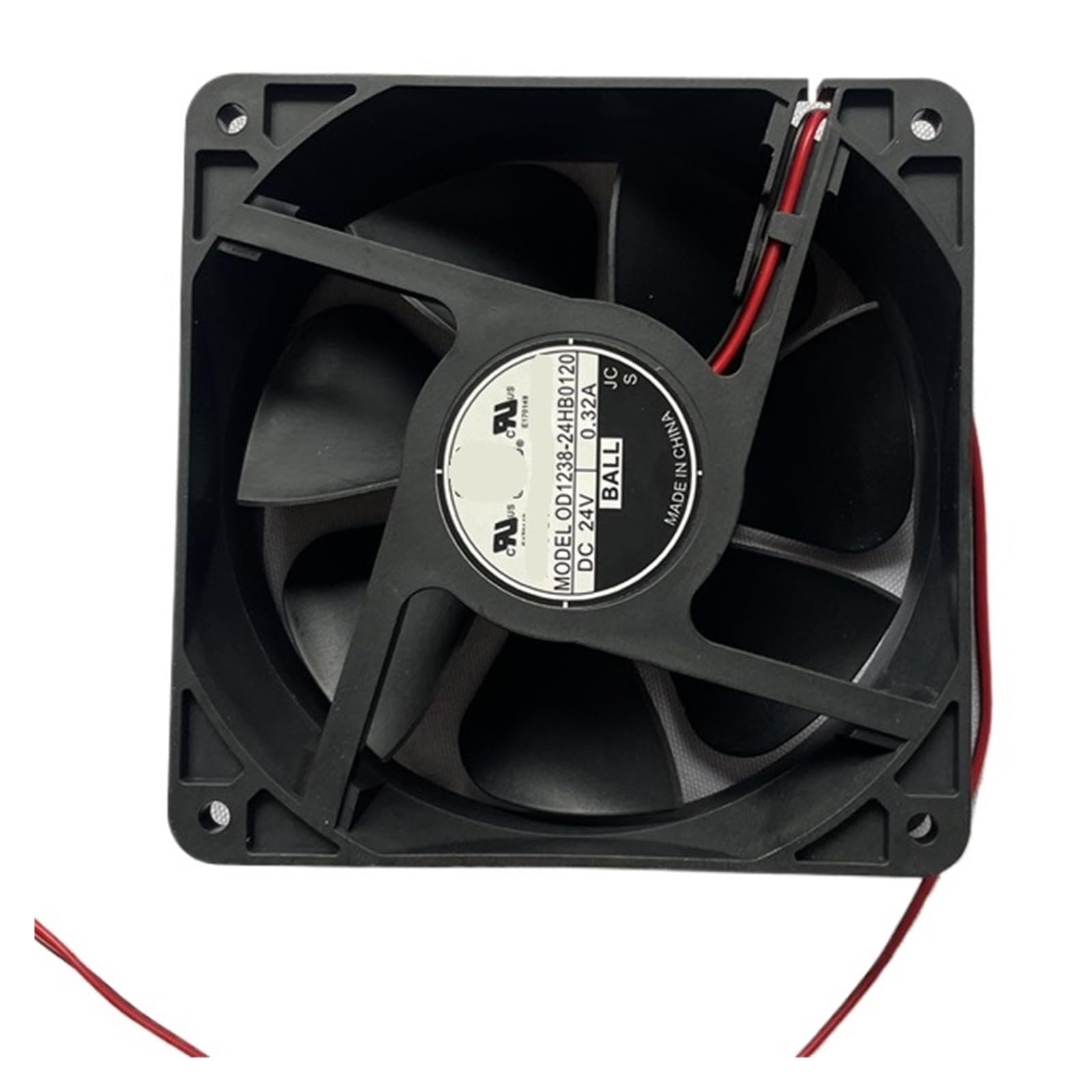YMUGUEGH 12cm fan Od1238-24hb0120 12038 24V 0.32A axial flow fan