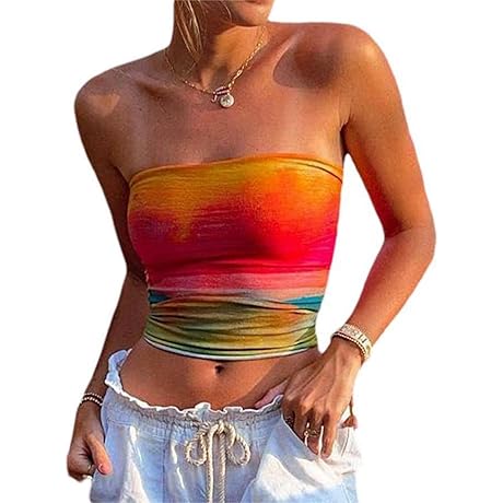Ethereal Tie-Dye Tubetop