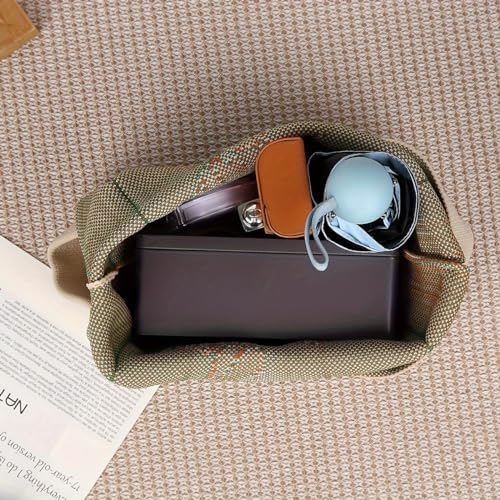 Image of Kawn Crochet Wrist Handbag for Women Wristlet Sleeve Knot Pouch Portable knitted breathable lightweight foldable Casual Small Purse Cute Tote Bag For Shopping, Dating, Travel