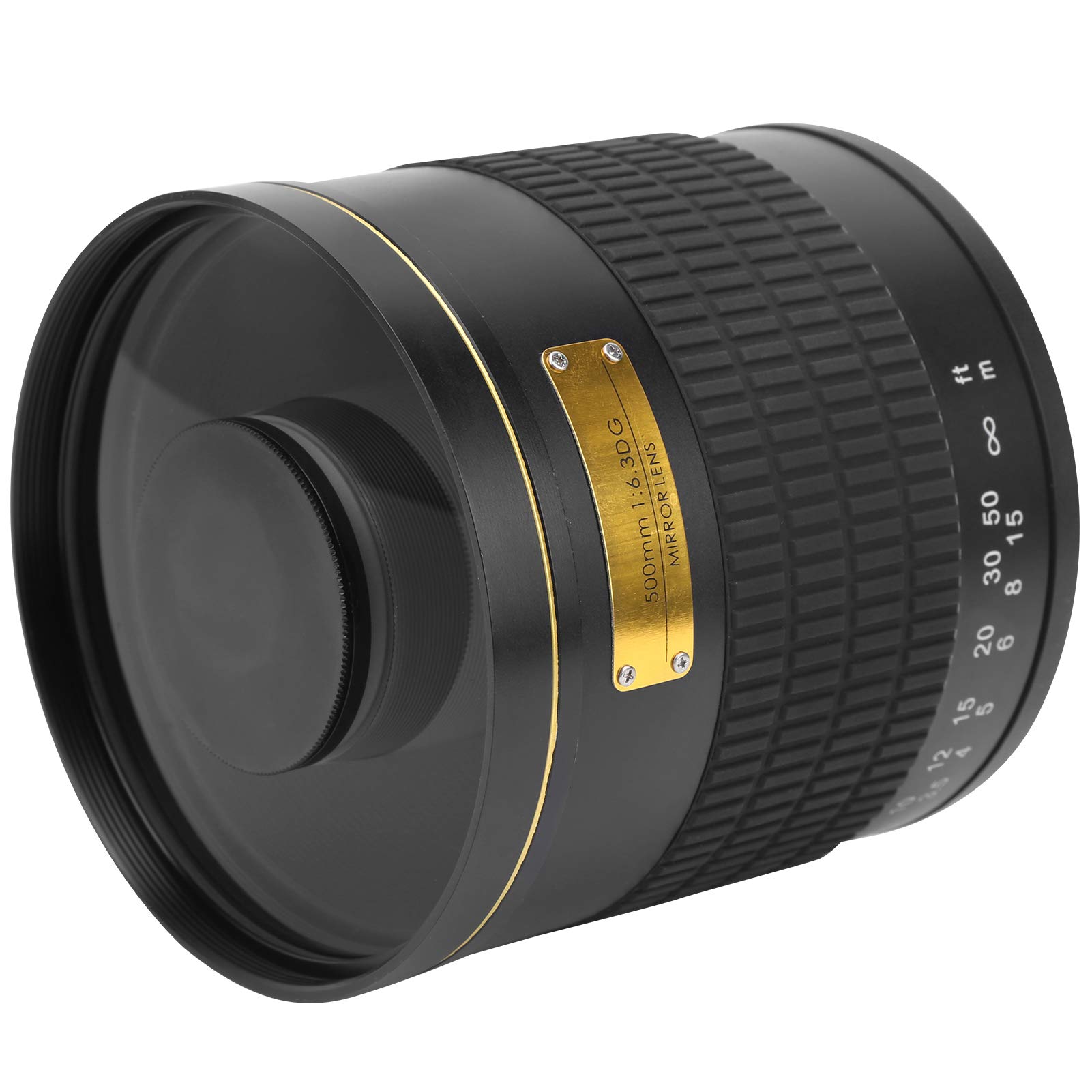 Lustrzanki Cyfrowe Teleobiektyw Lustrzany Obiektyw 500mm F/6.3 Ręczne Ustawianie Ostrości Teleobiektyw Lustrzany Obiektyw do Lustrzanki Cyfrowej dla EF Mount(czarny)