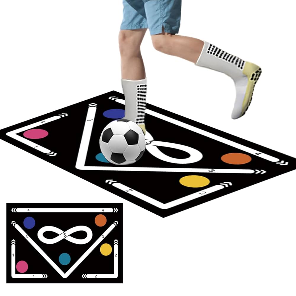 Amazon | サッカー フットステップ トレーニング マット、フット