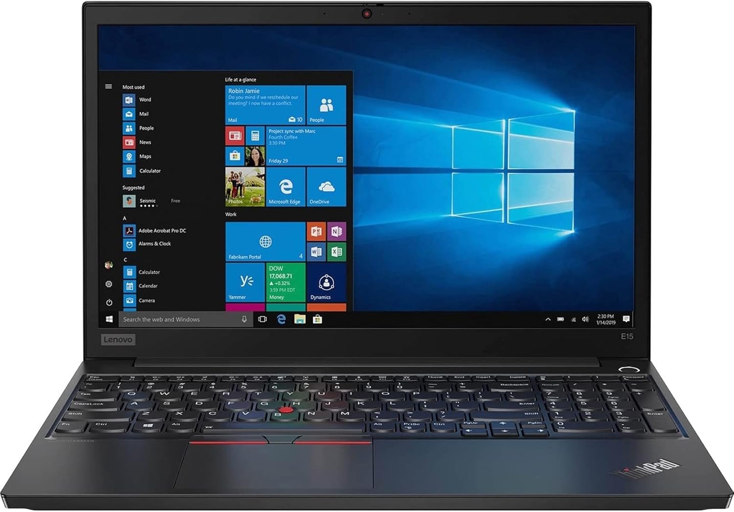 Lenovo ThinkPad E15 G2 20TD00BPUS 15.6" Touchscreen Notebook - Full HD - 1920 x 1080 - Intel Core i7 i7-1165G7 Quad-core (4 Core) 2.80 GHz - 16 GB RAM - 512 GB SSD - Glossy Black