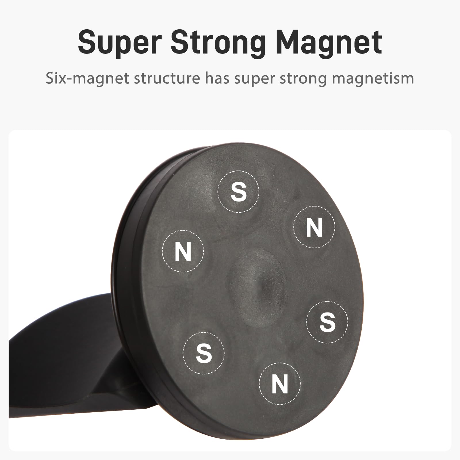 Magnetischer Kopfhörer-Halter, bis zu 13,6 kg, Headset-Haken, Kopfhörer-Aufhänger für Schreibtisch und Tisch, Kopfhörerhalterung mit Gummi-Pad, kompatibel mit allen Computer-/Gaming-Headsets