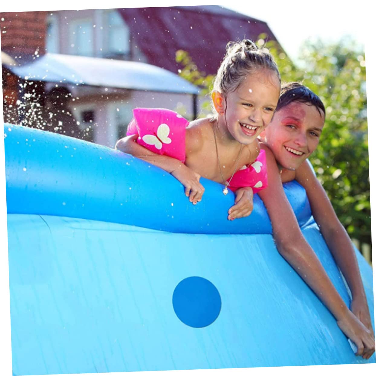 BESPORTBLE 100 Pcs Pool Liner Patch Swimming Patch Pool Patches Canoe Patch Pool Leak Detection Dye Kit Blow Pool Leak Detection Kit Rubber Boat Patch Stickers Air Bed PVC Repair