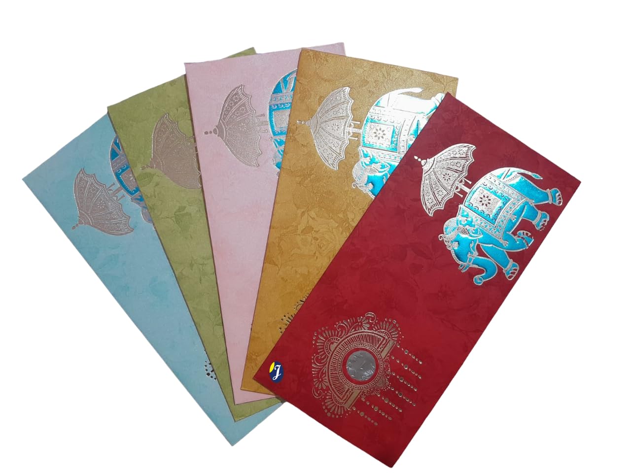 Jewett shagun envelope with coin, Designer Sagan Cash Money Envelopes, Anniversary, Birthday and many other Occasions(Multicolor) (80)